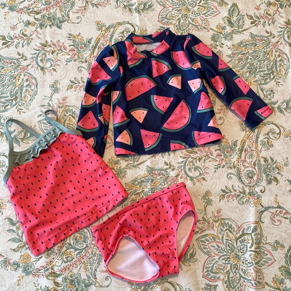 Simple Joy by Carter 3 piece swim set 12M